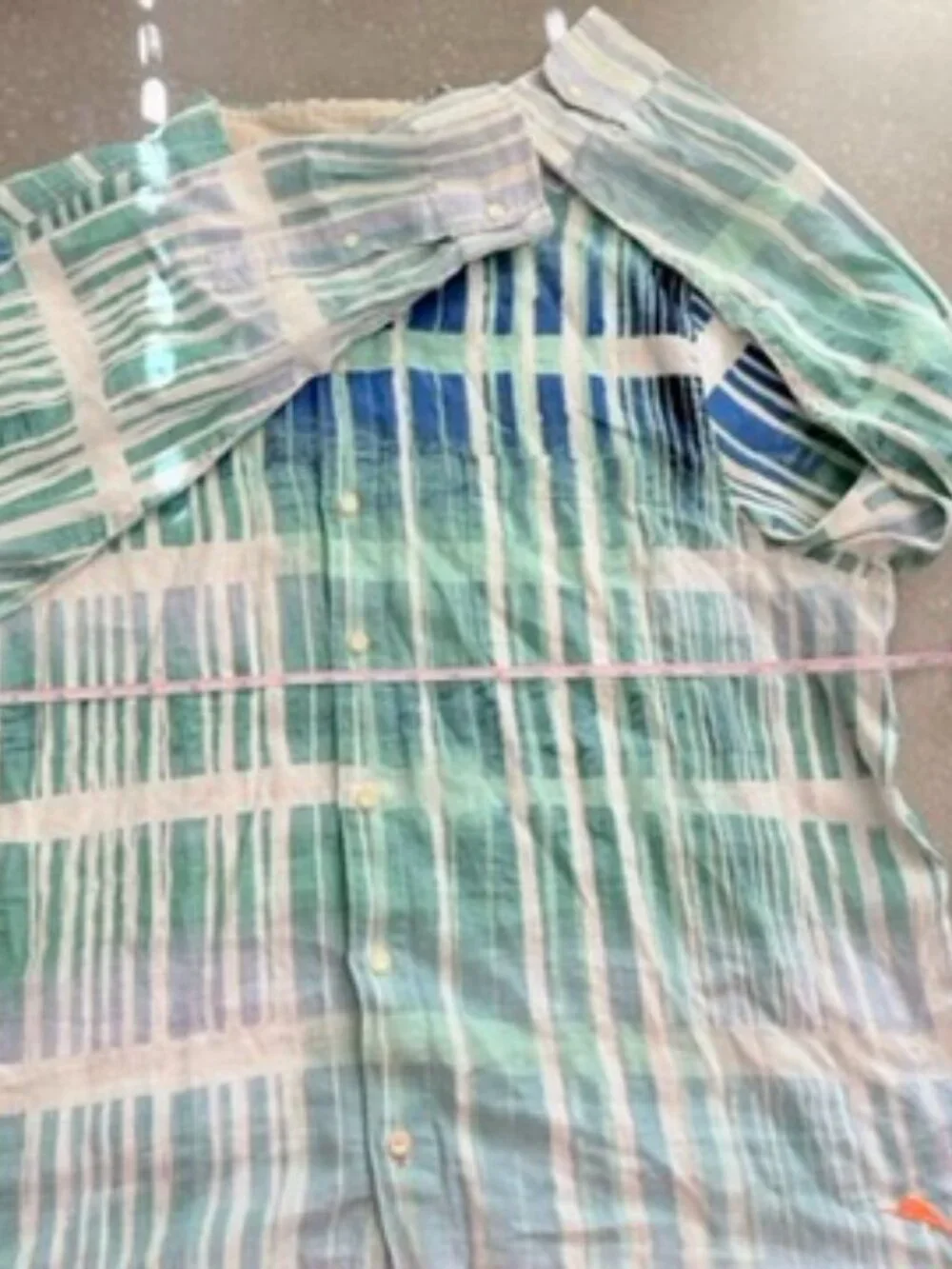 Tommy Bahama 100% Linen Coastal Stripe Button-Down Shirt – Size XL